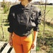 VTG Real Leather black Biker Jacket Unisex