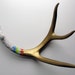 Gold Diamond Pattern Deer Antler