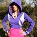 15% OFF- ON SALE-Spiral Hand Dyed Wrap Hoodie-Fits Many Sizes