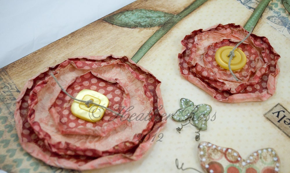 The Lovely Flowers Emily Dickinson Mixed Media Collage