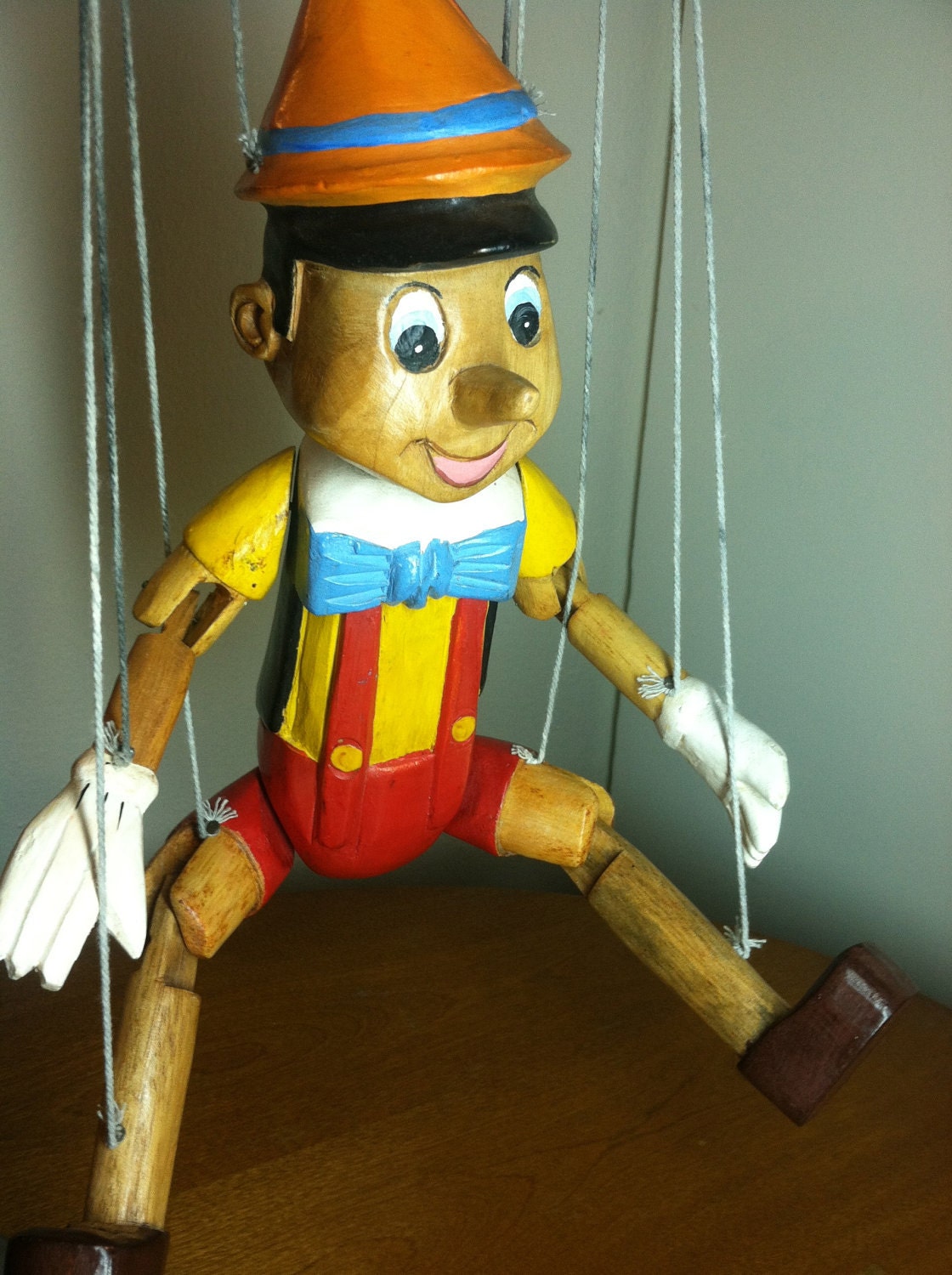 3D Pinocchio Wooden Marionette Figure - 2071366
