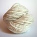Pure Vanilla Natural Undyed Alpaca Handspun Aran weight 2 ply Yarn 95g