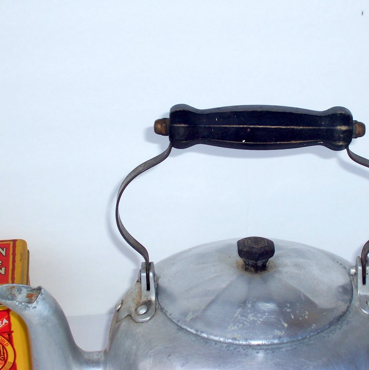 Mirro aluminum tea kettle vintage tea pot primitive country