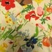 Sale 20% Off Vintage Flowered Fabric - Vera Like - 9 Pieces