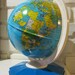 Vintage 1960s Metal Globe By J. Chein Co.