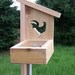 Cedar Chalet Bird Feeder - Chicken