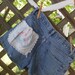 Vintage Shorts upcycled hippie shabby chic vintage lace