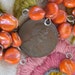 Vintage Persimmion Glass Nugget Drops