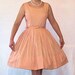 1950's/1960's Vintage Pink Mad Men Era Ballerina Dress
