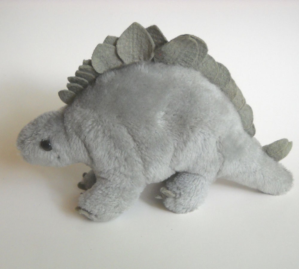 green stegosaurus plush