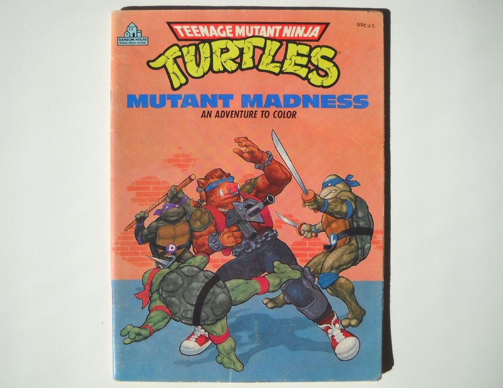 retro tmnt coloring pages - photo #19