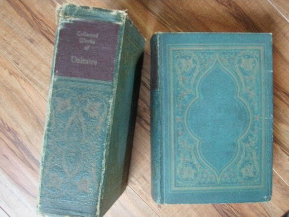 1927 • VOLTAIRE • 8 Volumes in 1 • Candide, Princess of Babylon, Study of Nature 1927 • VOLTAIRE • 8 Volumes in 1 • Candide, Princess of Babylon, Study of Nature