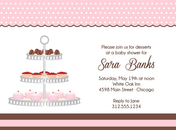 Dessert Party Invitations 6