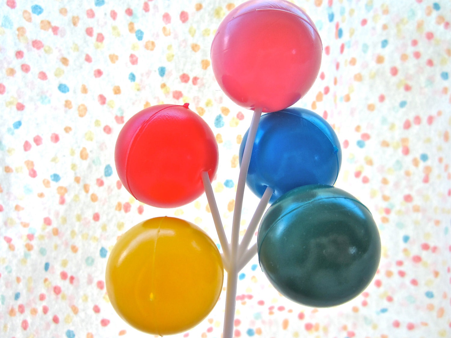 Big Balloon Cluster Cake Novelty Pick