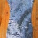 Blue vintage tie dye distressed t shirt mini dress M