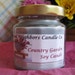 Country Garden Soy Candle 4 ounce in 12 sided jar with gold lid