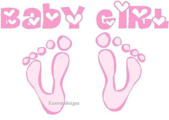 maternity Baby Girl iron on shirt decal transfer NEW by