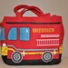 LAST ONE 25% off SALE Personalized Embroidered Fireman School / Book Bag or Overnight / Tote Bag