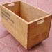Custom Knotty Alder Rolling Storage Crate for Will
