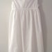 1920's Rustic White Lace Sleeveless Shift Dress