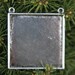 NEW PENDANT 2 Large Square Silver plated Pendant 49mm x 49m Lead and Nickel Free