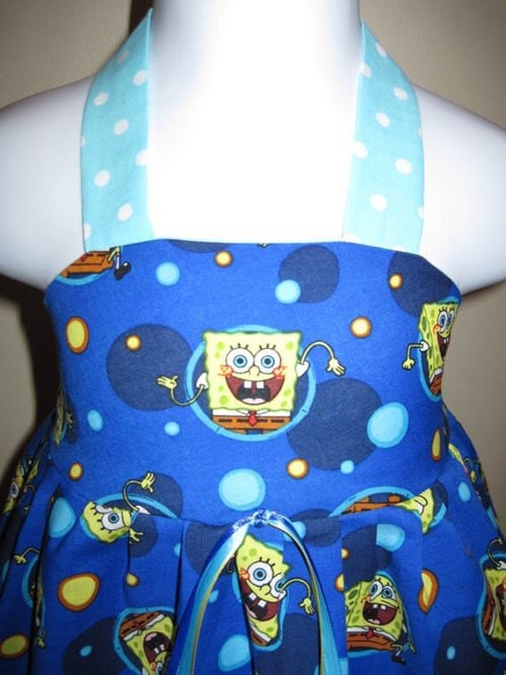 Boutique SPONGEBOB SQUAREPANTS Girls Dress 6 month 9m 12m 18m