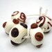 Glass lampwork beads ( bead) coffee and caramel