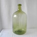 French antique demijohn french wine green bottle