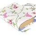 Handmade Book Cover Bag Bird Trail Chintz Christmas gift