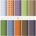 Digital Paper - Retro Pattern Sheets - 10 Print Ready 12 x 12 inch Files