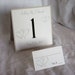 25 Hearts Table Numbers and 200 place settings. Includes printing and Free shipping