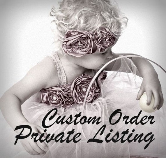 Items Similar To Custom Order, Private Listing For Etsy Customer ...