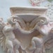 Shabby Pair Of Pink Cherub Wall Sconces
