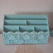 Vintage Chic Tiffany Blue Desk Organizer