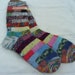 hand knit women's socks UK 5 - 6 US 7 - 9 38 -39 EU