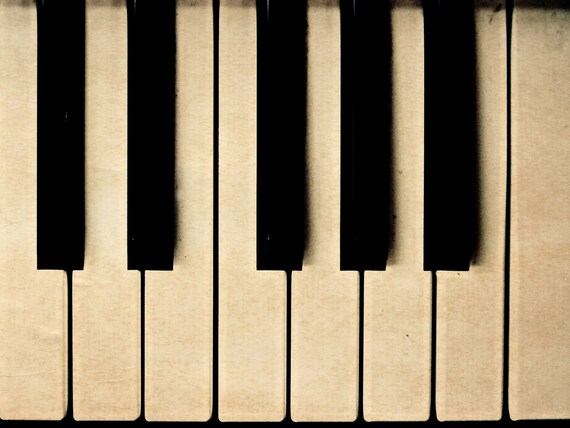 Items similar to Piano - Fine Art Photography, Home Decor, Piano Keys