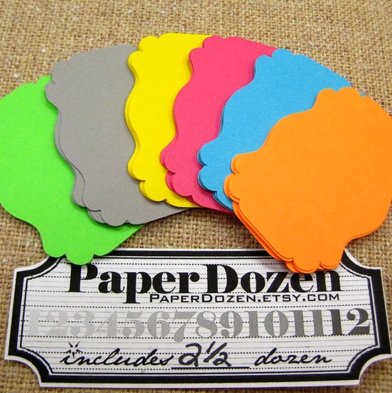 1 Dollar Sale Labels Brights Collection Cardstock 2 by PaperDozen