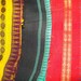 Silk sari scrap bundle