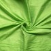 fat quarter lime green 100 percent pure dupioni silk