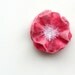 Pink Fantasy, wet felted flower pin Easter spring Mother's Day