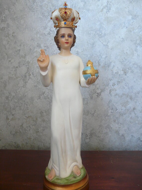 Vintage Infant of Prague Statue
