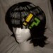 8bit comic book anger irritation emoticon perler barrette expression question mark exclamation fun