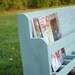 Tiffany Blue Vintage Magazine Shelf