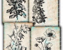 Unique botanical wallpaper related items | Etsy