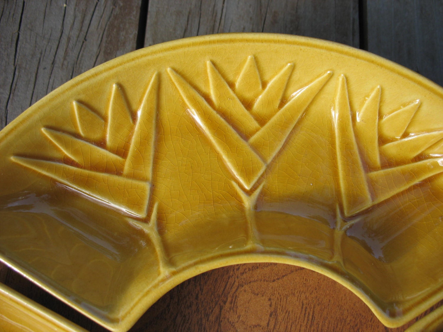 Vintage California Art Pottery Rotating Lazy Susan Doranne