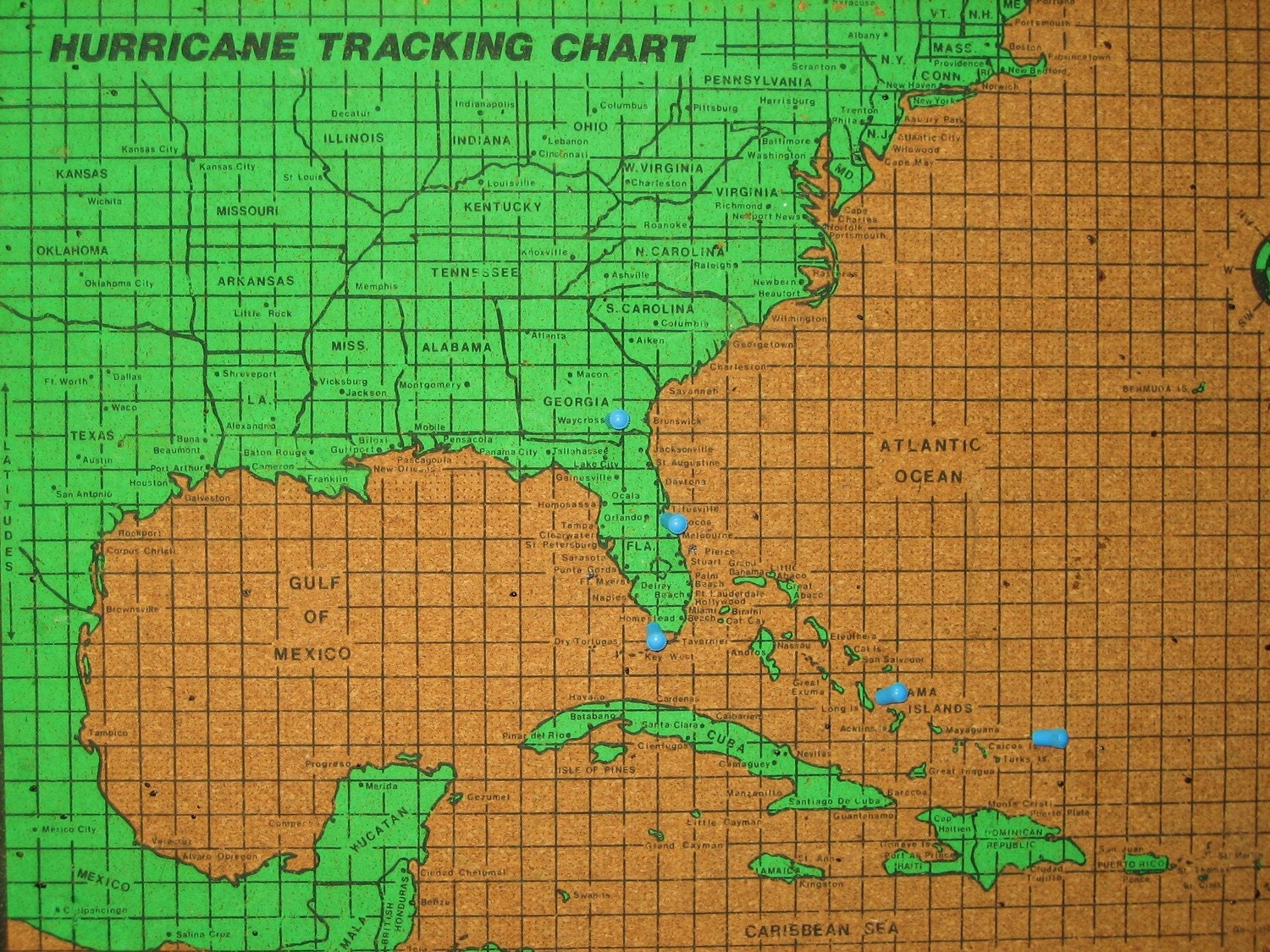 Cork Hurricane Tracking Chart By Luvluvee On Etsy 2520