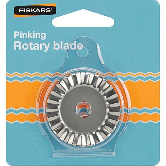 Fiskars+45Mm+Rotary+Perforating+Blade Fiskars 45mm Rotary Cutter PINKING Blade by DivineDesignsbyBonni