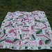 RESERVED FOR PAIGE: Tea and Roses 50" X 60" quilted throw or wall hanging