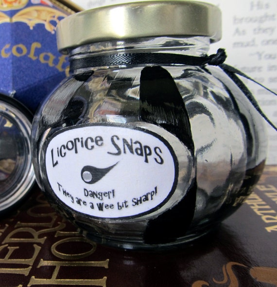 Licorice Snaps Jar Harry Potter