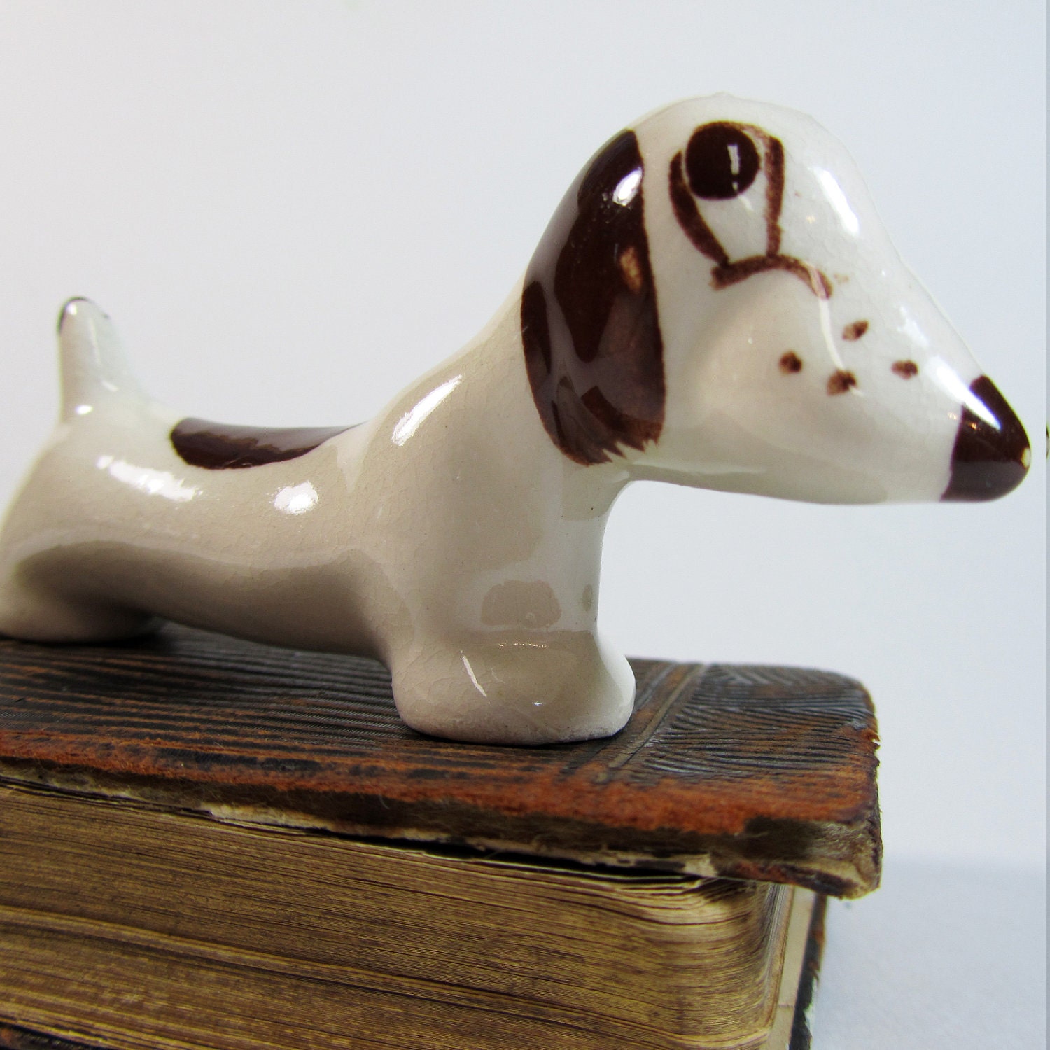 Vintage Funny Little Dachshund Dog Figurine